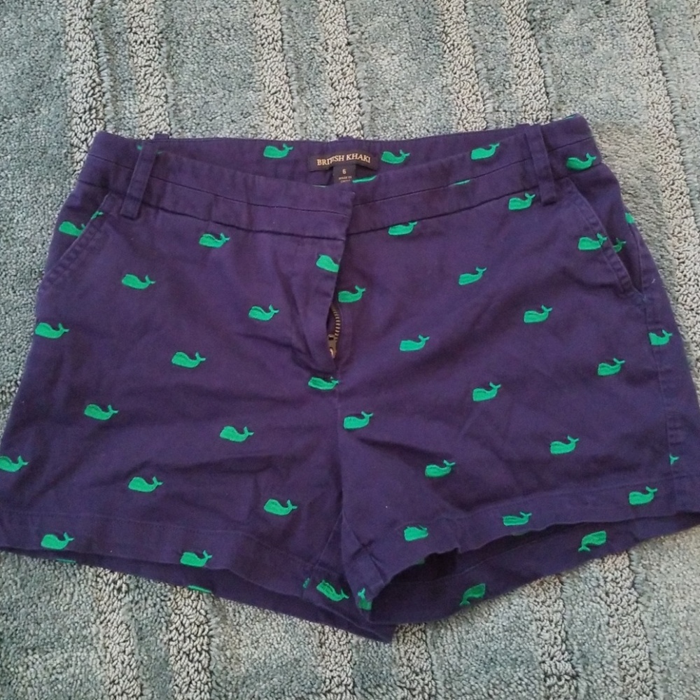British Khaki Preppy Shorts